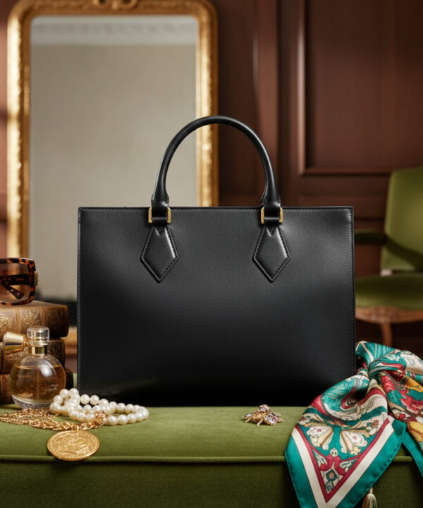 Obsidian Classic Tote - Black