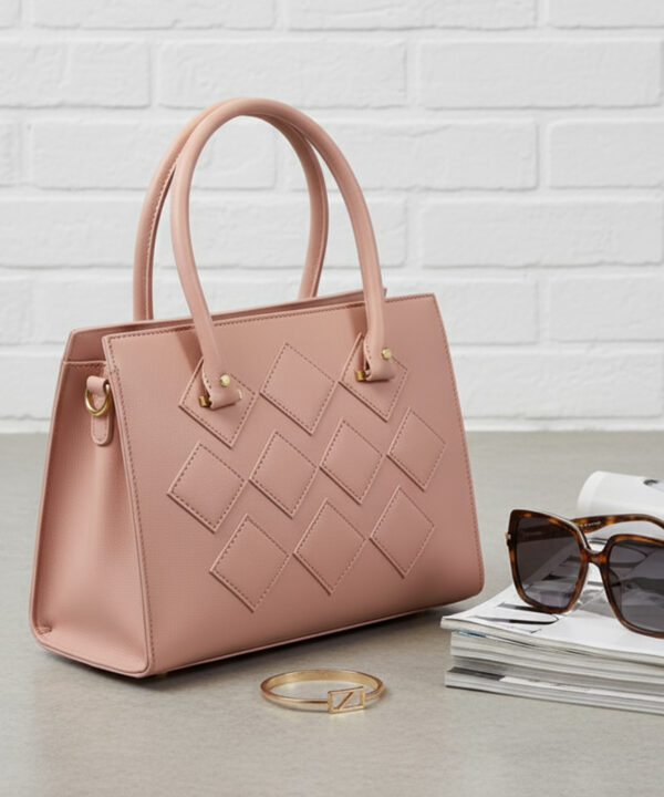 Noir Mosaic Tote - Pink