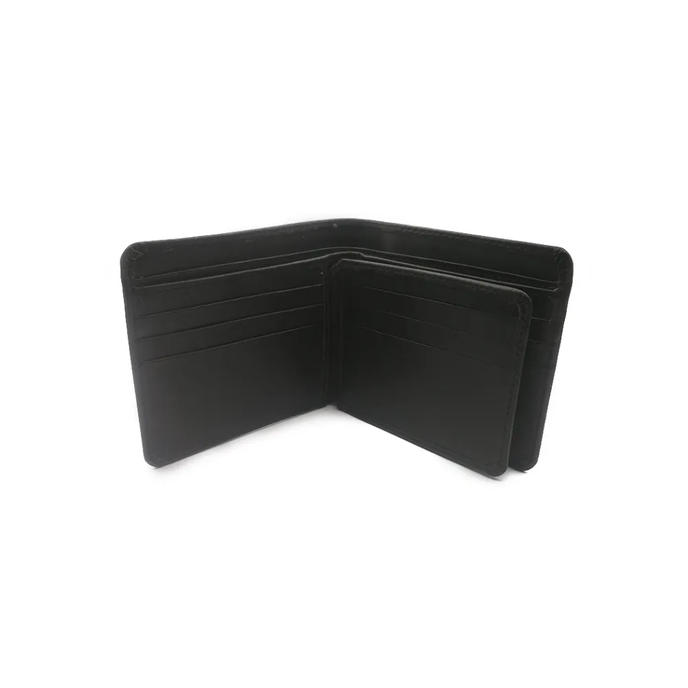 Classic Leather Bi-Fold Wallet for Men - Coffee - Image 6