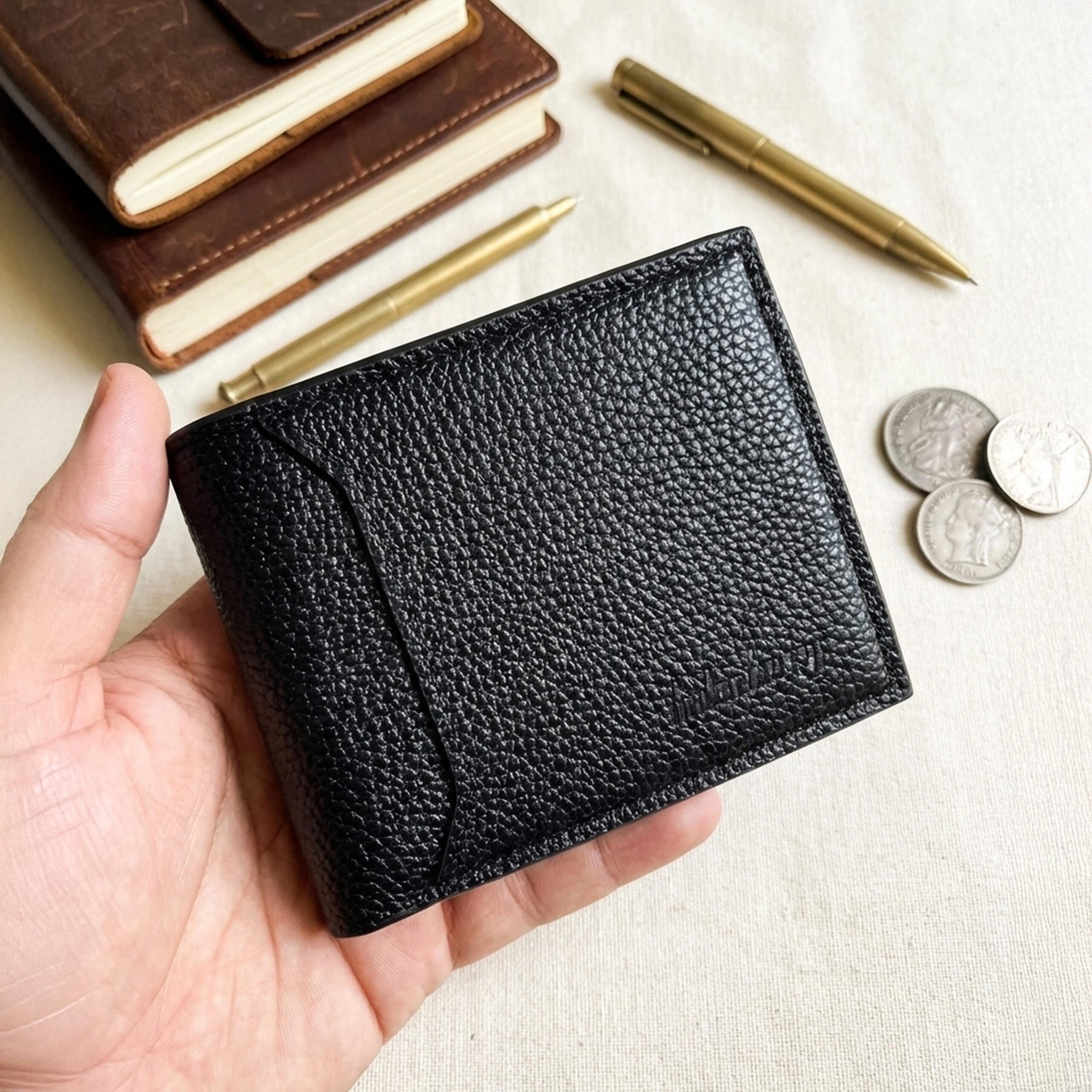 Stags Ironhide Classic Timeless Black Wallet Crafted for Men