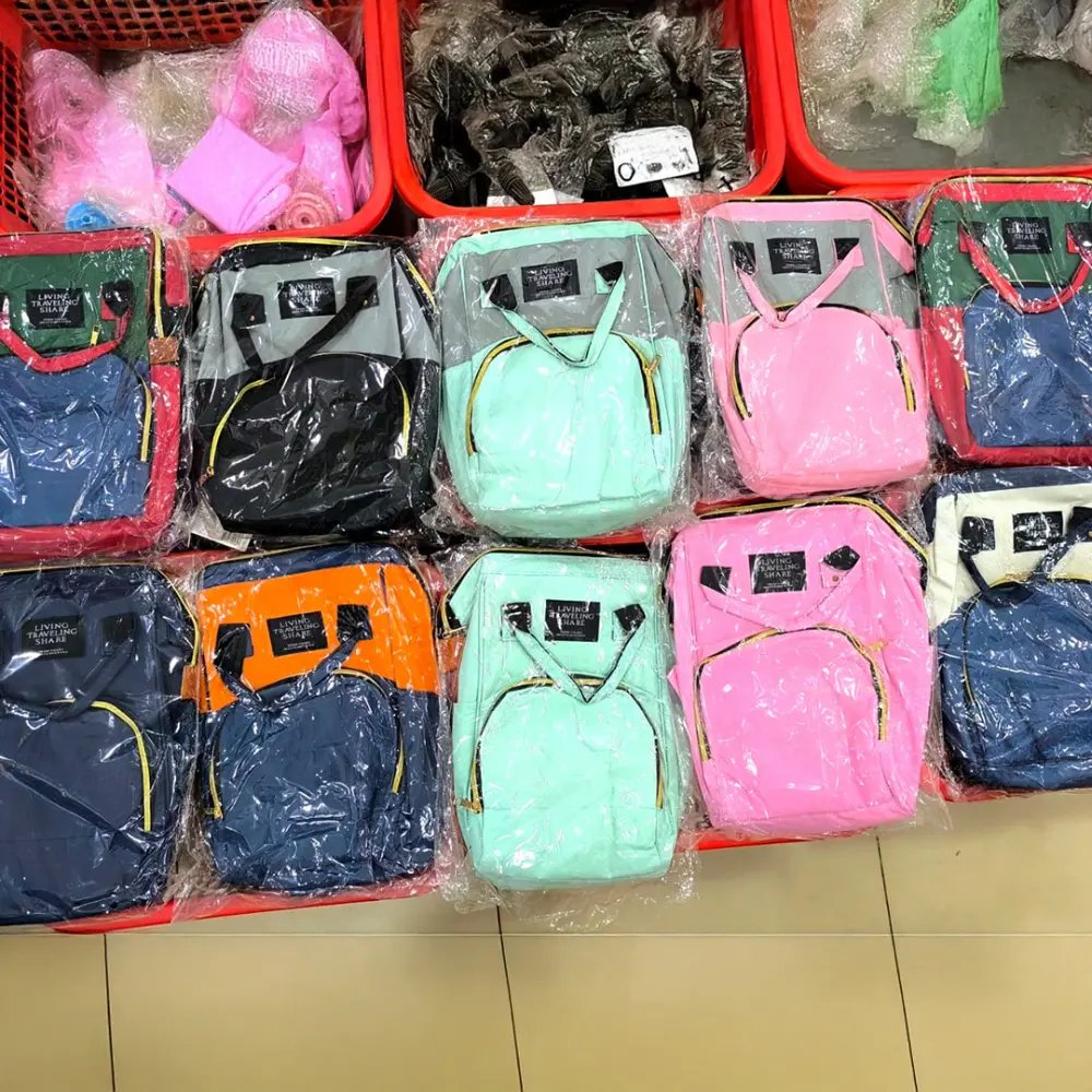 Multi-Function Travel & Diaper Backpack – Large Capacity Baby Care Bag (Unisex, Random Color) - Image 4