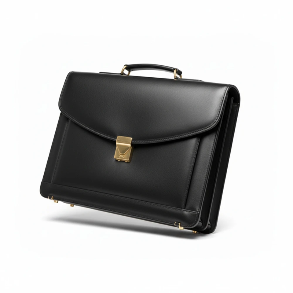 Imperial Luxe Black Laptop Bag - Image 2