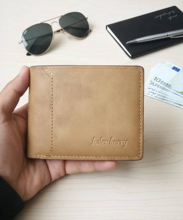 Desert Ridge, A Refined Tan Leather Wallet Crafted for Men