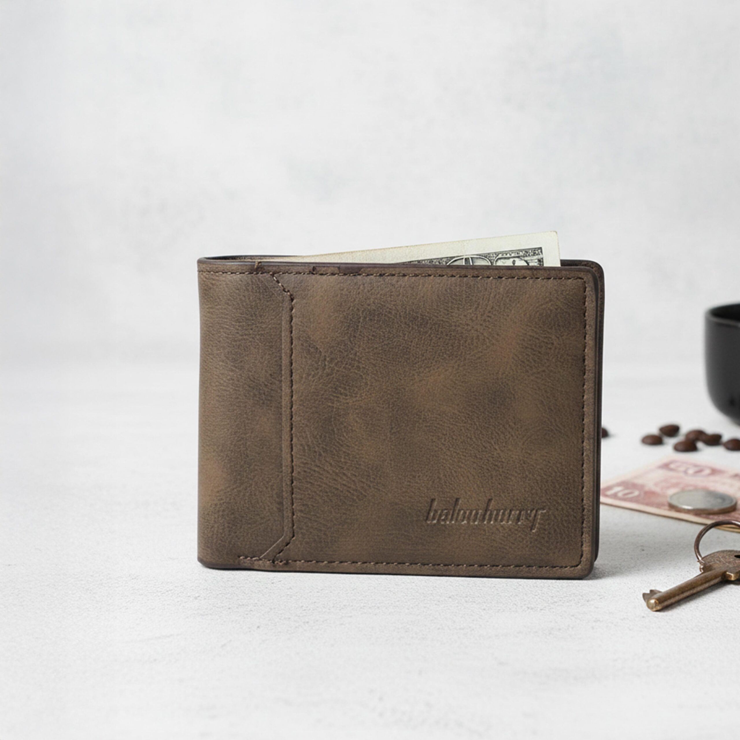 Stags Cedar Classic, A Rich Coffee-Brown Wallet Crafted for Men